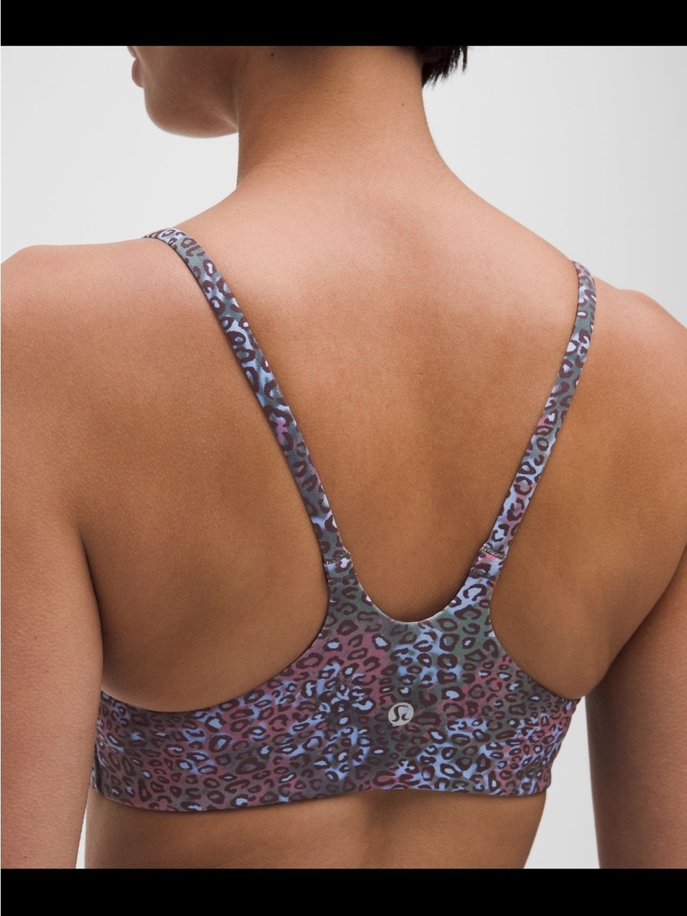 Lululemon Wunder Train Strappy Racer Bra
Light Support, size 6 multi leopard-NWT - Picture 10 of 11
